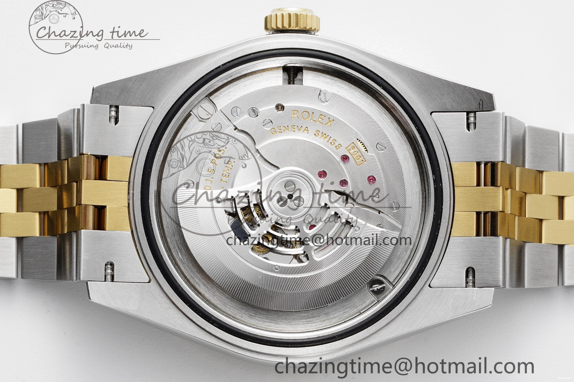 SS Jubilee on SS Best Noob Skydweller Dial White YG Edition A23J Bracelet YG 1230